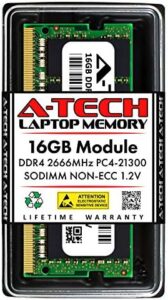 A-Tech 16GB RAM for Dell OptiPlex 7070, 7060, 5070, 5060, 3070, 3060 Micro Desktops | DDR4 2666 MHz SODIMM PC4-21300 Memory Upgrade