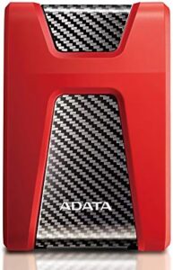 ADATA HD650 2TB USB 3.1 Shock-Resistant External Hard Drive, Red (AHD650-2TU31-CRD)