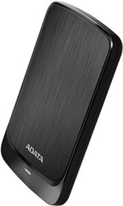 ADATA Slim Series HV320: 1TB Black External USB 3.1 Portable Hard Drive