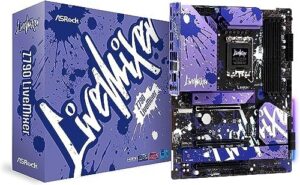 ASRock Z790 LiveMixer S1700 Intel LGA1700 ATX, 4X DDR5, PCIE 5.0 x16, 2.5G LAN, 7.1 CH HD Nahimic Audio, 1 X Front USB 3.2 Gen2x2 Type-C, AMD Crossfire Support- Motherboard