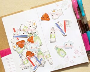 Bathroom Stickers. Bathroom Planner Stickers. Cute Health Stickers. Poop Stickers. Life Planner. Scrapbooking. Filofax. Dental Stickers.