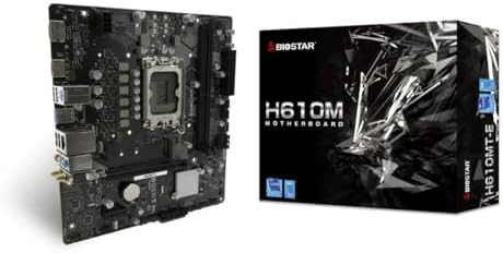Biostar H610MTE LGA 1700 Intel H610 Motherboard