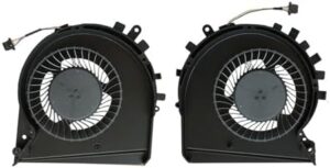 Bottone CPU+GPU Radiator 5V 4 Pin 4-Wire Laptop Cooler Fan for Gaming 15-DK 15-DK0068WM Laptop Cooling Fan