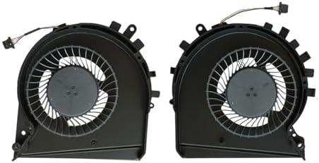Bottone CPU+GPU Radiator 5V 4 Pin 4-Wire Laptop Cooler Fan for Gaming 15-DK 15-DK0068WM Laptop Cooling Fan
