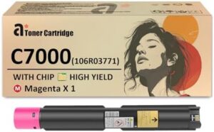 C7000 Toner Cartridges Replaces for Xerox C7000 106R03771 Magenta Toner Cartridge Work for Xerox VersaLink C7000 C7000DN C7000N Printers, 1 Pack