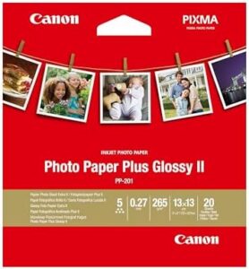 CANON PP- 201 Photo Paper Plus 5x5 inch 20 Sheets, 2311B060