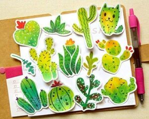 Cactus Stickers, Stickers of Plants, Stickers for Planner and Scrapbook Embellishment, Nature Stickers, Laptop Decals, Skateboard Stickers