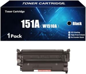 Compatible for HP 151A W1510A Toner Cartridges (with Chip) for HP Laserjet Pro 4003w 4003dw 4103fdn 4103fdw Printer Ink Black High Yield 3050 Pages,BK-9700 Pages