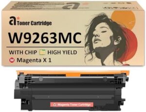 Compatible for HP Laserjet W9263MC Magenta Toner Cartridge Work for HP Laserjet Enterprise X65455dn X65465dn Printers, 1 Pack