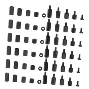 Complete Motherboard Standoffs Kit 180pcs Nylon Spacers Screws and Nuts Pc Case Screws Replacement