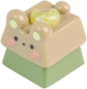Creative 3D Resin Keycap Lovely Cartoon Animal Keycaps for Mechanical Keyboards Switches Decoration