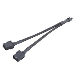 Double 8Pin Female to 12+4Pin Male Adapter Cable for RTX40 Series Stable to Motherboards Power Transfer Flexible