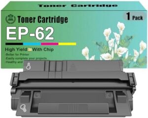 EP-62 Toner Cartridge Replacement for Canon EP-62 EP62 Toner Cartridges Work for Canon LBP62X LBP840 LBP850 LBP880 LBP910 LBP1610 LBP1620 Printers 1 Black Pack