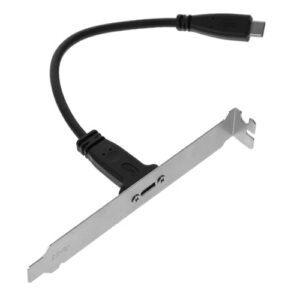 ERINGOGO 10gb Data Cable Extension Type c USB 3.1 Dual Ports Panel Mount Motherboard Extension Cable