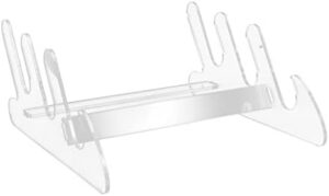 ERINGOGO 3-tier Keyboard Holder Acrylic Base Desk Computer Keyboard Stand for Space Saving