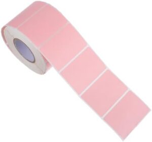 ERINGOGO Colorful Self Adhesive Thermal Transfer Labels Blank Stickers for Office and Kitchen Use for Milk Tea Shops