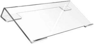 ERINGOGO Ergonomic Keyboard Stand for Desk Acrylic Keyboard Riser Multi-functional Shelf Home Office Accessory