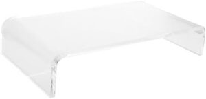 ERINGOGO Keyboard Cover for Cats Acrylic Anti-Bridge Desk Stand Monitor Storage Cat Keyboard Protector