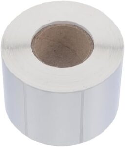 ERINGOGO Sticker Paper for Printer 1 Roll Large Label Stickers Reusable Matte Silver No Smudge No Waste