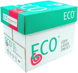 Eco A4 75 g, 2500 Sheets of Multi-Purpose Eco Paper for Inkjet Printer, Laser and Photocopier, Ideal for Office, Home and School (75 g, 2500 Sheets)