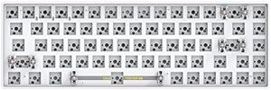 FKZ CIY68 Mechanical Keyboard Kit,65% Bluetooth 5.0/2.4G Barebones Keyboard Custom PCB Hot Swappable Wireless Gaming Keyboard Tester DIY Kit with Sound Insulation Mat