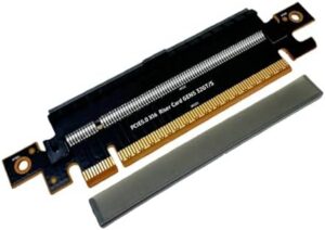 Flexible PCIe5.0 X16 Graphics Risers Card Extension Card with High Compatibility for Various Motherboards and Systems