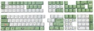 Frogs Pattern Thai Keycaps for MX Switches Mechanical Keyboard OEM Height for Typists and Gamers