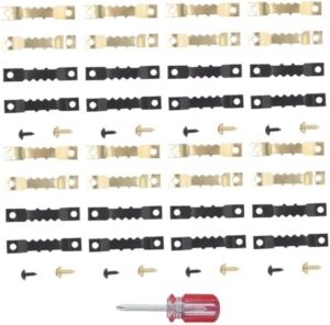 GLEAVI Double-Sided Hangers Kit for Rvs Trailers Pcs Metal Picture Frame Hangers Screws Aesthetic Hidden Hooks