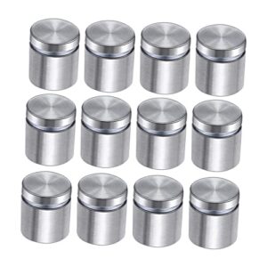 GLEAVI High-Strength Stainless Steel Standoff Screws 48pcs Set for Advertising Signs Store Mounting Hardware