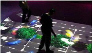 GOWE Magic floor interactive floor projection game/interactive floor games for kids amusement Center/More than 118 effects, not include projector