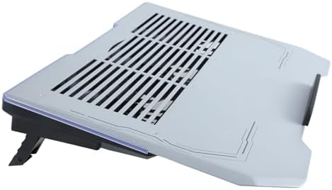 Gaming Laptop Coolers Laptop Fan Cooling Stand Quiet Cooling Fans for Laptop Height Stand LED Light Laptop Cooling Pad