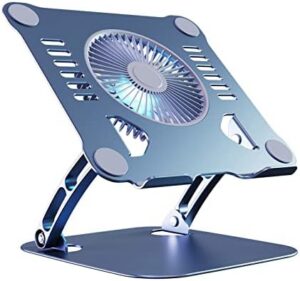 Gaming Laptop Cooling Holder Adjustable Notebook Stand Large Fan Powerful Air Tablets Pad Cooler for 11-15.9 Inch