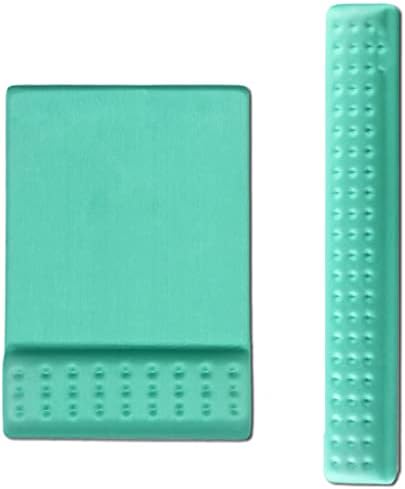 Green Wrist Mouse Pad Keyboard Pad Wrist Keyboard Pad Wrist Rest Mechanical Keyboard Hand Rest Office Home
