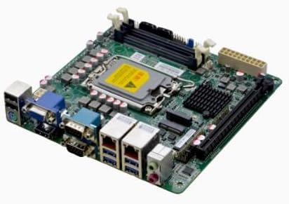 H610 12th/13th Core i3/i5/i7/i9 LGA1700 Desktop CPU IPC Mini-ITX Motherboard Industrial Mainboard DDR4 with 6*COM 2*LAN I226V