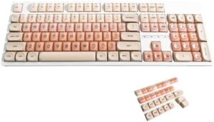 HOA Profile Keycaps Full Set (Foundation-Inspired Colors), Boxed Mechanical Keyboard Keycaps, Customizable and Durable PBT/ABS Material