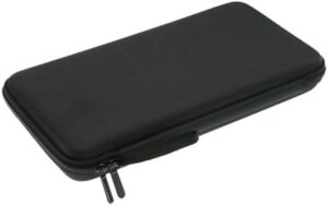 Hard Carrying Case Black Storage Bag Soft Gray Lining For K3 Mechanical Keyboards