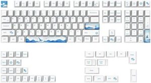 Height Keycaps for 108-Key 5-Side Dye Sublimation PBT Mechanical Keyboard Keycap Fit for 61 64 84 87 96 98 Keypad
