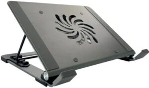 JSEIAJB Laptop Cooling and Silent Fan Aluminum Alloy Base Bracket(Gray)