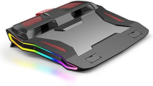 JSEIAJB RGB Gaming Laptop Cooler Adjustable Notebook Stand 3000 RPM Powerful Air Flow Cooling Pad for 12-17 Inch Laptop