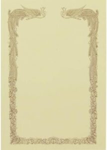 King Corporation 251204 A4 Award Paper for Laser Printers, Vertical Frame, Cloudless, 100 Sheets