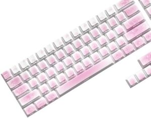 Kitten Themed Keycaps with Side Engraving Light Transmission for Mechanical Keyboards Enhancing Desktop Aesthetics