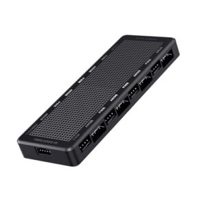 LP8P 8 Port 3Pin ARGB+4Pin Fan Controller For PC Lighting And Cooling Customizable With Stable Power Cable Supply