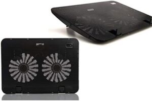 Laptop Cooling Pad Gaming Laptop Cooling Stand with 2 Quiet Fans for 15.6 Inch Laptops Stand 2 USB Port