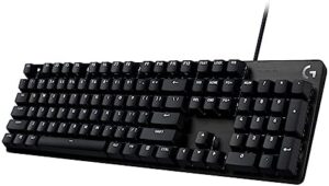 Logitech G 413 SE Full Size Mechanical Gaming Keyboard, Scandinavian Layout QWERTY – Black