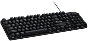 Logitech G 413 SE Mechanical Gaming Keyboard – Backlit US QWERTY Layout – Black