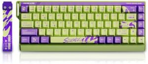 MADLIONS FIRE68 Ultra Magnetic Switch Keyboard,Aluminium CNC Hall Effect Rapid Trigger Gaming Keyboard Fast Adjustable Actuation Custom RGB Programmable NKRO 65% Wired Mechanical Keyboard (Green)