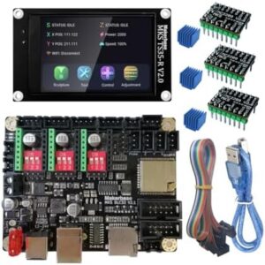 MKS DLC32 32bits GRBL Shield Controller CNC Expansion Board TS35 Offline Touch Screen Compatible CNC3018 PRO Upgrade Parts for Laser Engraver Machine