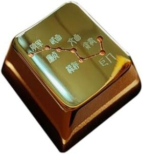 Metal Keycap The Big Dipper Theme for Mechanical Keyboards Bright Color Fade and for Gaming