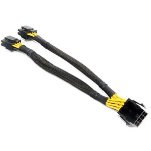 Motherboards CPU Power Extension Cable 18AWG CPU 8(Pin) 8P Female to 8Pin(4+4) Male Y-Splitter Adapter Cord