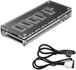 Motherboards USB 9Pin USB2.0 Female Interfaces Header Splitter 1 to 4 Extension Cable Adapter 9Pin USB HUBs Connectings